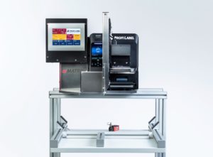Der eMATRIX® S1108 Tischetikettierer von PROFILABEL (Bild: Profilabel)