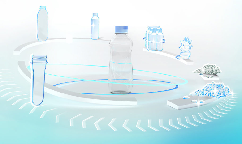 Einfach und profitabel umzusetzen: Krones‘ Lösungen für einen geschlossenen Kunststoffkreislauf. (Bild: Krones AG)