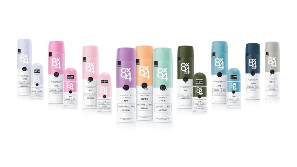 All models of the newly designed Deo 8x4 (Image: Beiersdorf)