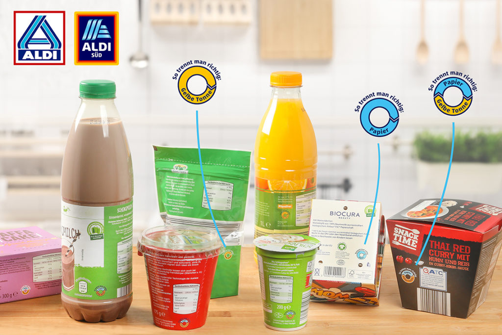 ALDI gibt Tipps für die Tonne und spart Verpackungen ein.