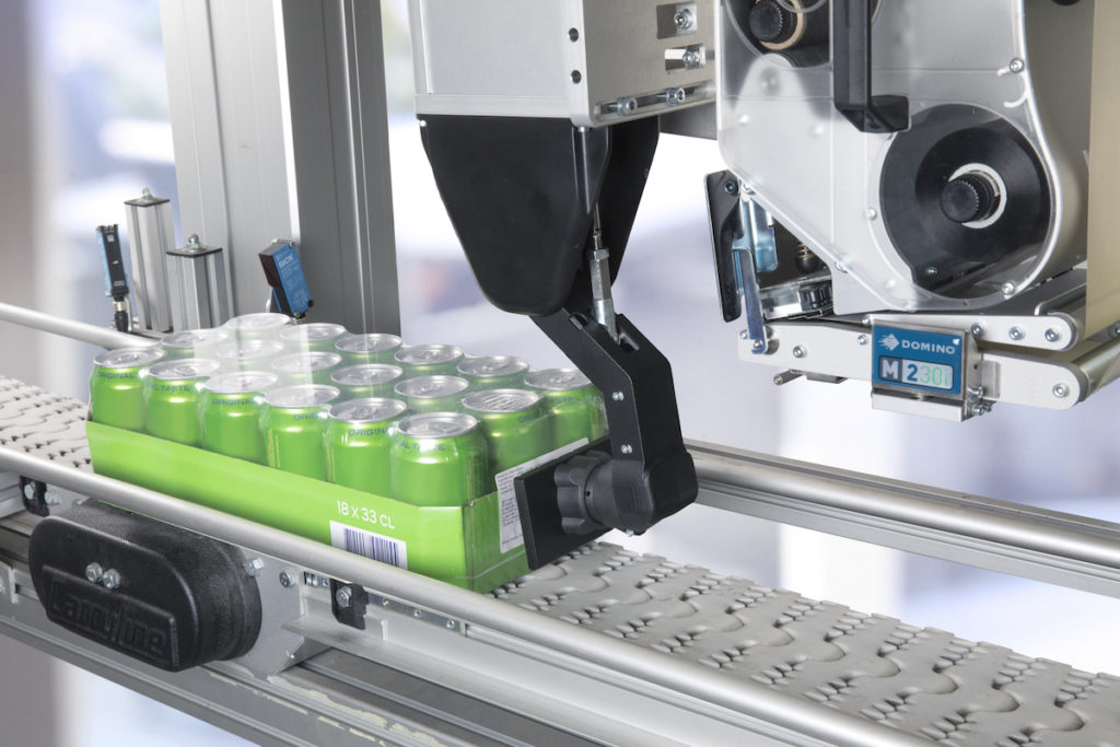 DTray-Etikettierung (Bild: Domino Deutschland)