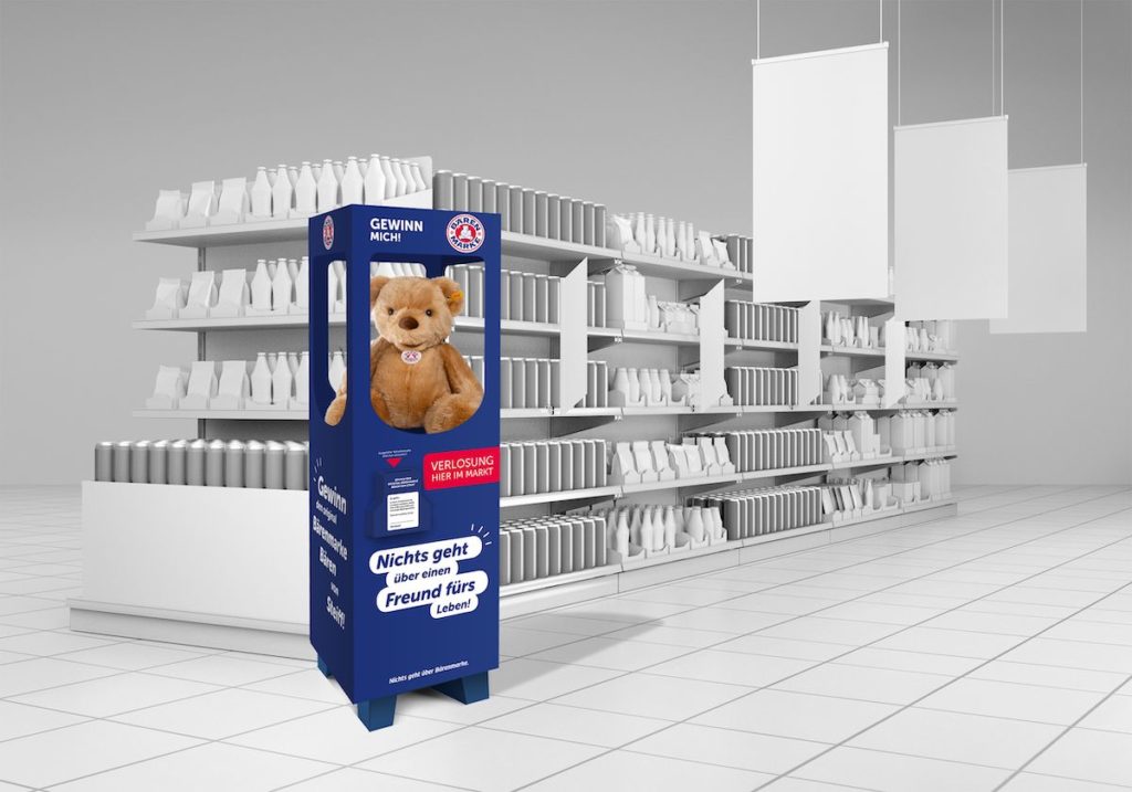 DS Smith Bärenmarke Display (Bild: DS Smith)