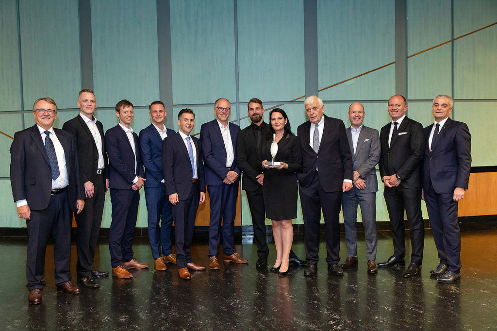 Preistraeger des Transferpreises der Steinbeis-Stiftung 2019 (Bild: Koenig & Bauer Coding)