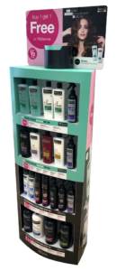 Display der Unilever-Marke Tresemmé