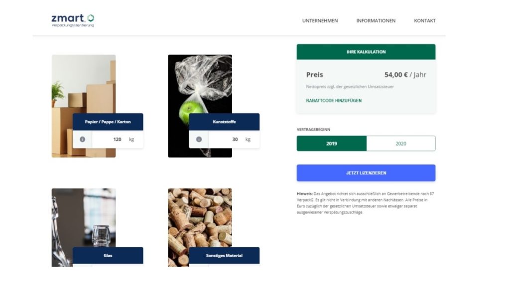 Der zmart Kalkulator im neuem aufgelockerten Design. (Bild: Zentek)