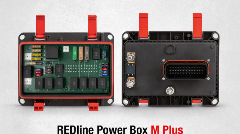 Die neue REDline Power Box M Plus ist eine robuste Lösung für die Stromversorgung in mobilen Maschinen. (Bild: Würth Elektronik ICS GmbH & Co. KG)