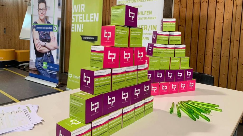 PackEx fertigte diese „Visitenwürfel“ für TimePartner (Bild: TimePartner)