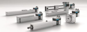 Die sechs Antriebe der „Simplified Motion Series“ sind für einfachste Bewegungs- und Positionieraufgaben gedacht. Bild: Festo