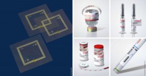 Die neuen, smarten Pharma-Labels von Schreiner MediPharm und PragmatIC eignen sich z.B. für Primärverpackungen und Devices. (Bild: Schreiner Group GmbH & Co. KG)