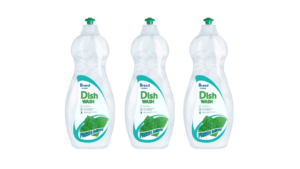 Der neue Wash-off Haftkleber für Etiketten 62Rpw erzielt bei Fo-lienetiketten eine Abwaschrate von 100 Prozent. (Bild: Herma)