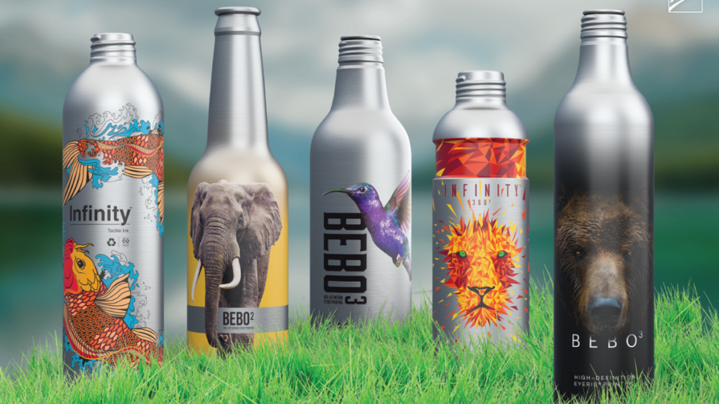 Die Infinity Aluminium Bottle kann für zahlreiche Produktkategorien verwendet und immer wieder ohne Qualitätsverlust recycelt werde. (Bild: Ball)