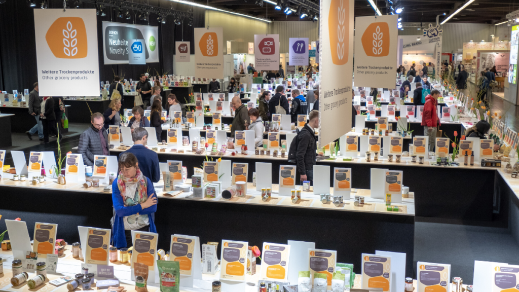 Die Biofach-Aussteller präsentieren in diesem Jahr rund 550 Neuheiten. (Bild: nuernbergmesse/Thomas Geiger)