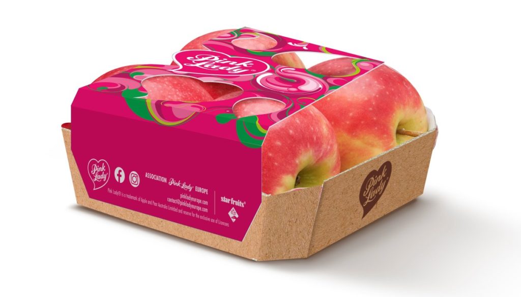 Neues Verpackungssortiment von Pink Lady Europe