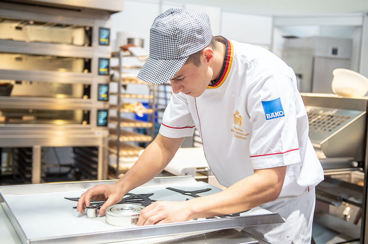 iba-UIBC-Cup of Bakers kürt die Meister des Universums. Hier das Team aus Deutschland bei der Arbeit. (Bild: GHM)