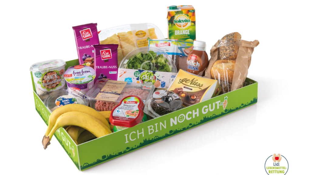 Auf dem Weg zu Zero Waste fürht Lidl den neuen Konzeptbaustein „Ich bin noch gut“ ein. (Bild: obs/Lidl)