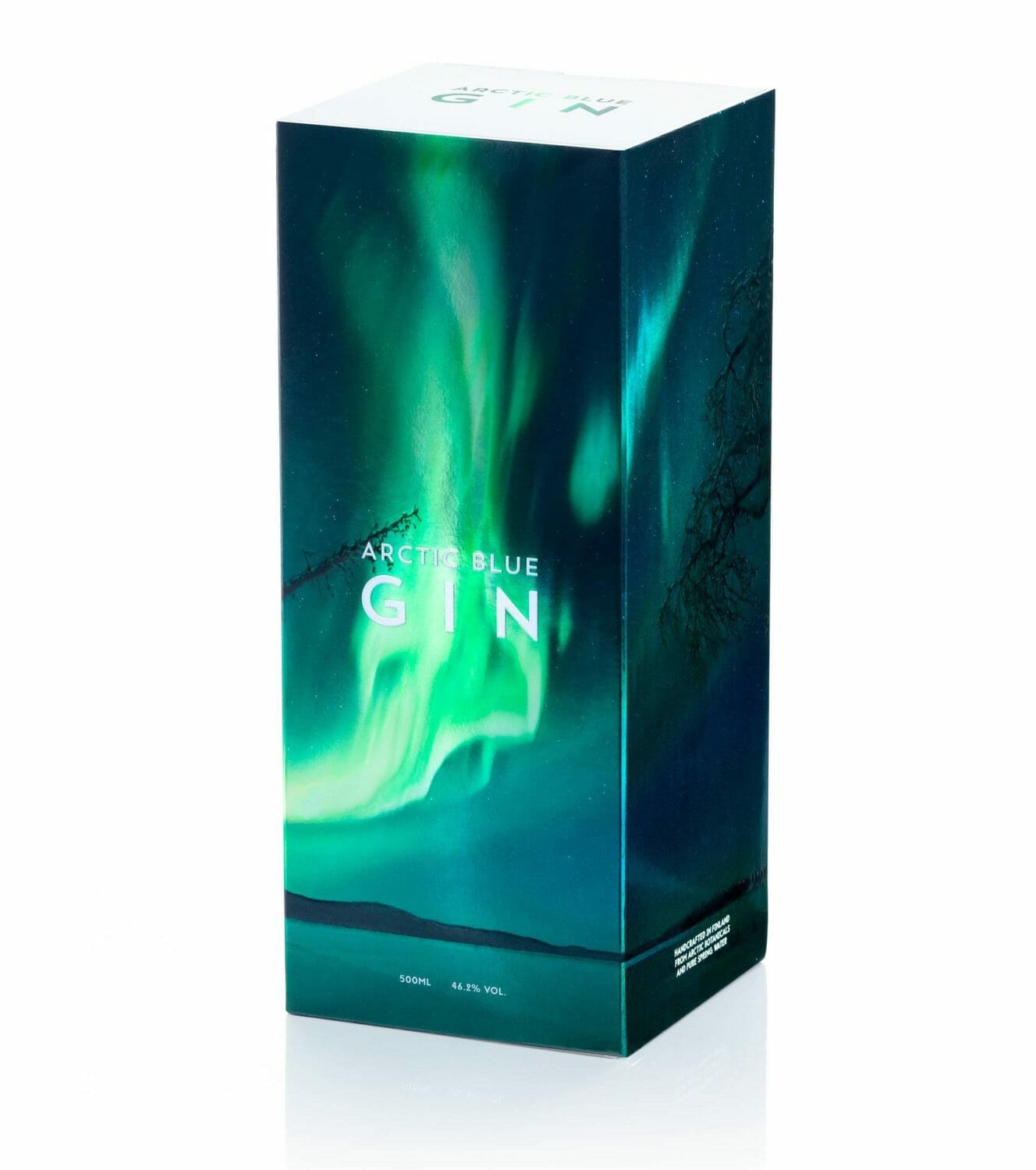 Arctic Blue Gin Verpackung