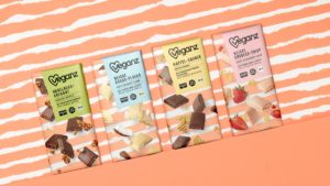 Die RiceChocs von Veganz im neuen Look.