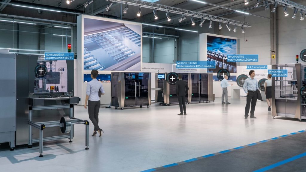 Der Startbildschirm der virtuellen Messe KOCHlive 2020 von Koch Pac-Systeme.