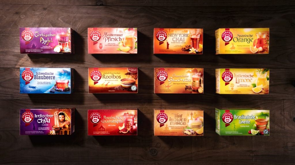 Teekanne Ländertees Packaging Design von WIN