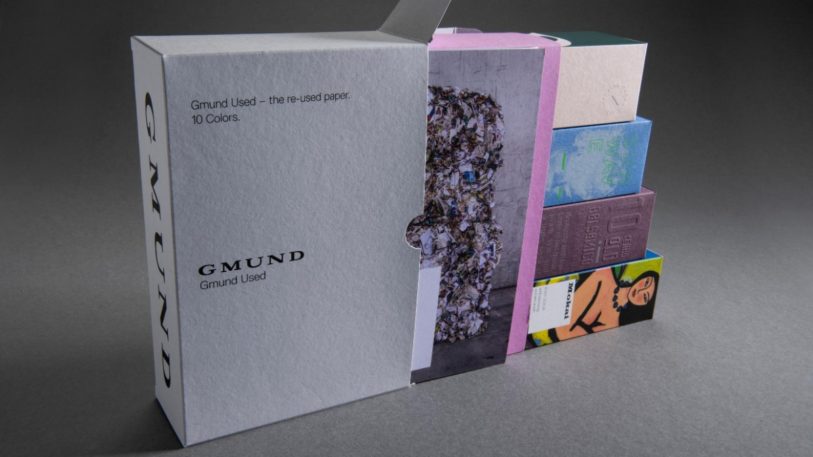 Gmund Used ist ein Designpapier aus Altpapier von Gmund Papier