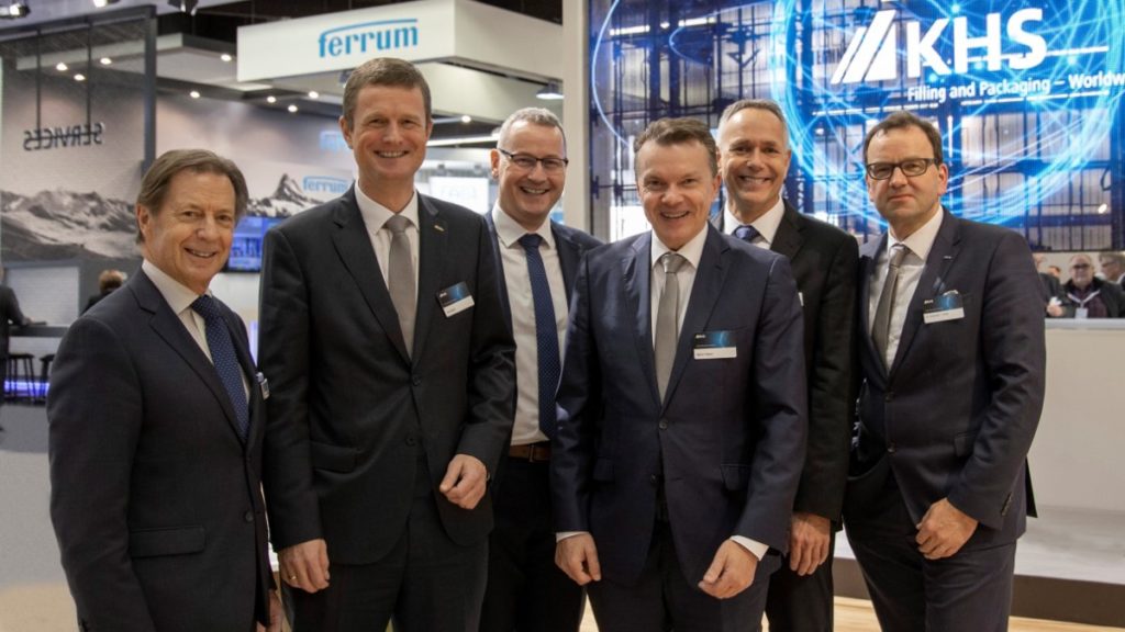 Exhibitors at the KHS and Ferrum stand