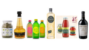 Verschiedene Glasverpackungen, die für die Auszeichnung Produktinnovation 2020 nominiert sind