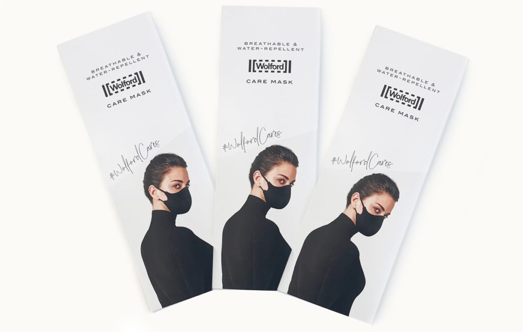 Verpackung der Care Mask von Wolford