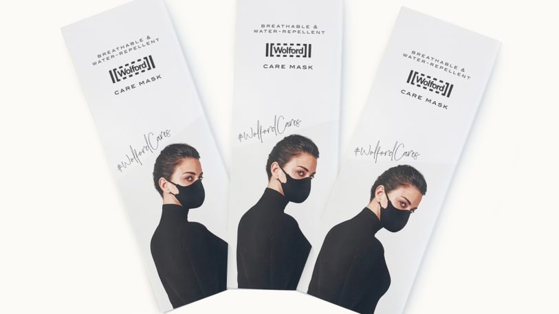 Verpackung der Care Mask von Wolford