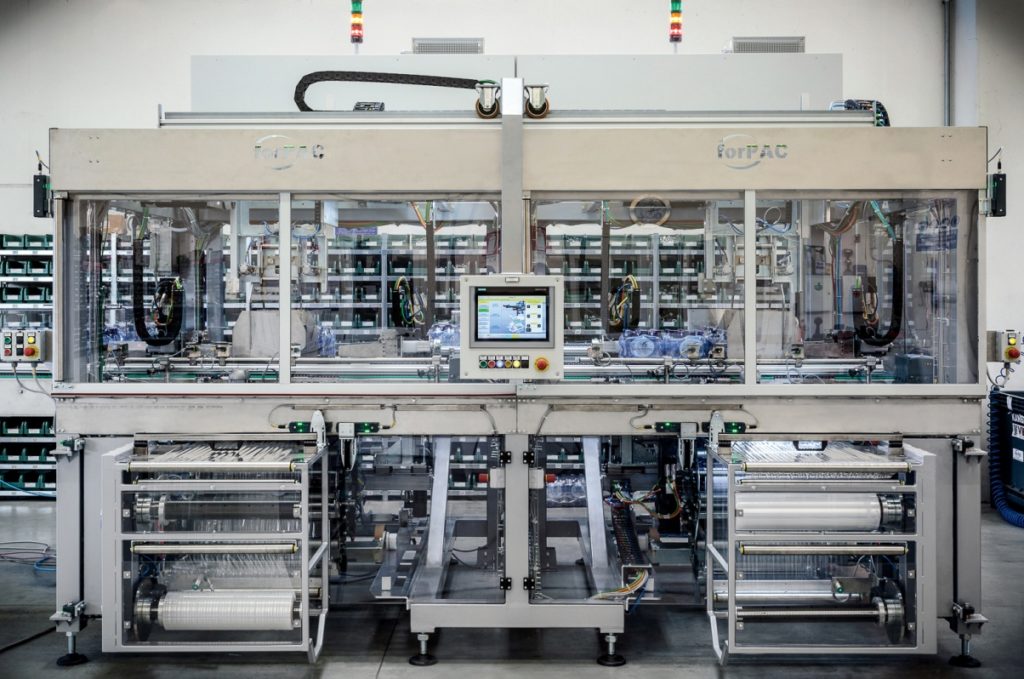 Einzelne Module der Verpackungsmaschine Styron von Forpac