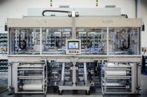 Einzelne Module der Verpackungsmaschine Styron von Forpac