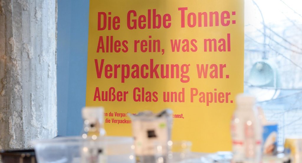 Banner der Kampagne Muelltrennung wirkt