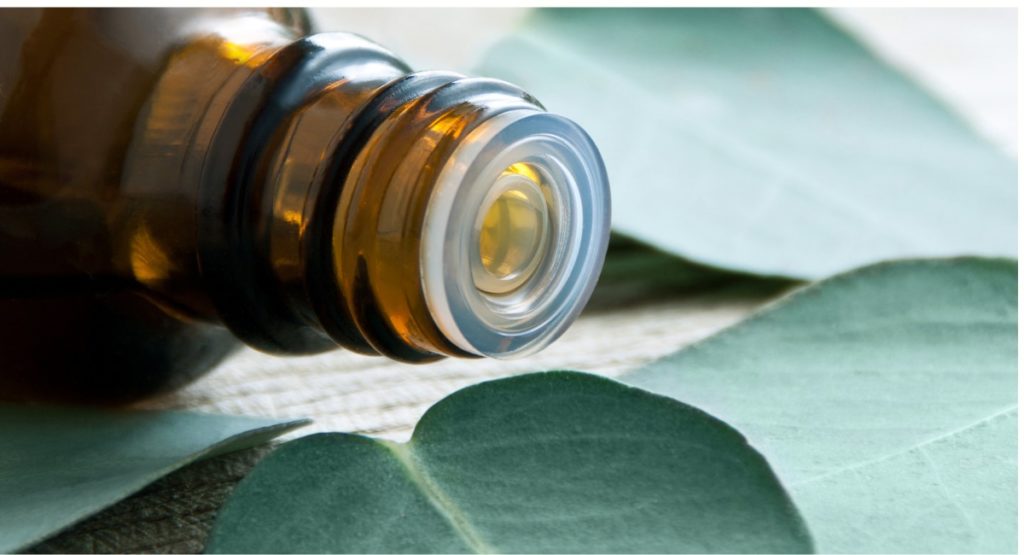 brown medicine bottle on leaves