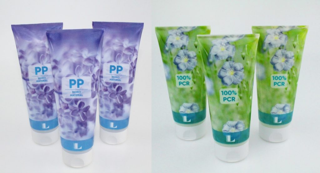 Linhardt Tuben aus Monomaterial PP und Rezyklat