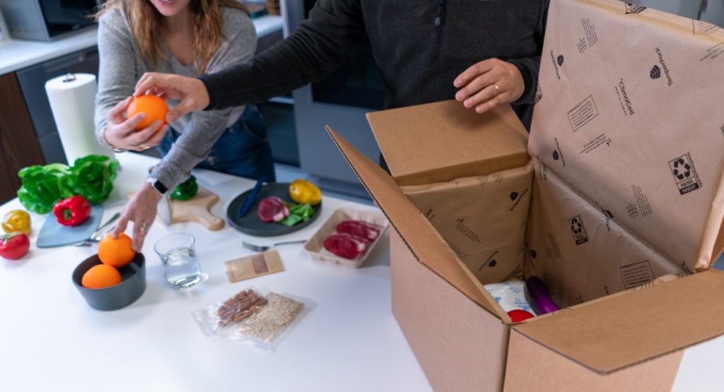 Karton mit Isolierung aus pflanzlichem Material ClimateCell von TemperPack