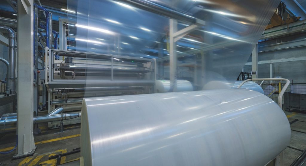 Rolle mit Mono-PET Folien von AMB