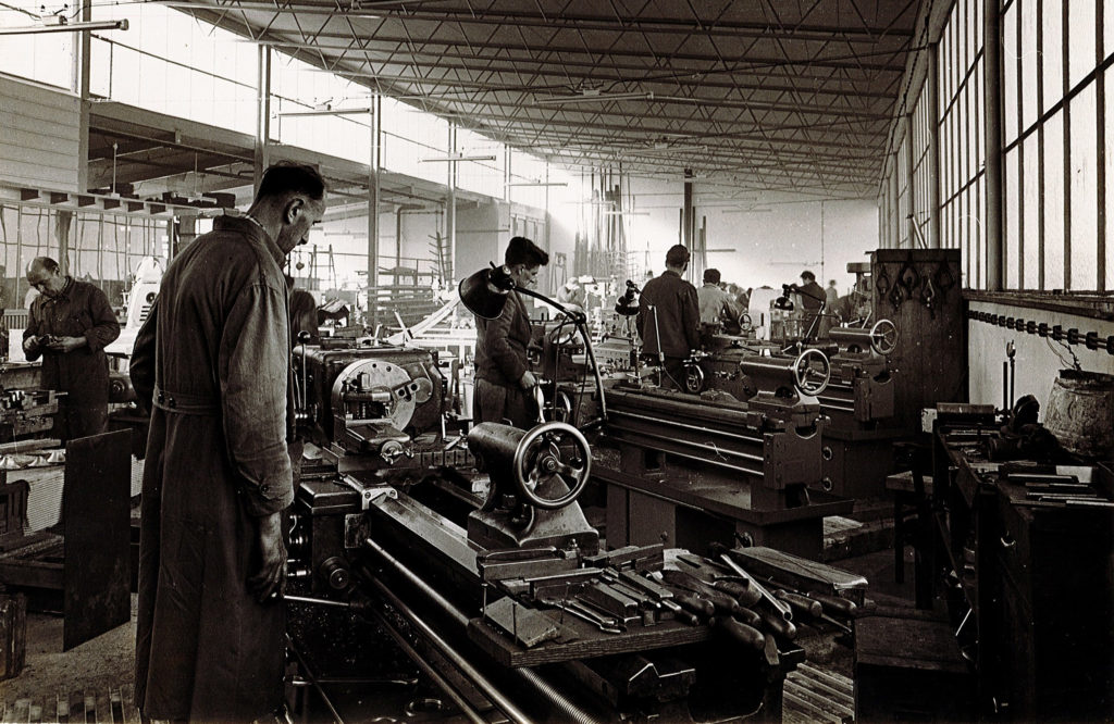 Kieferl Fertigung in den 1950er Jahren