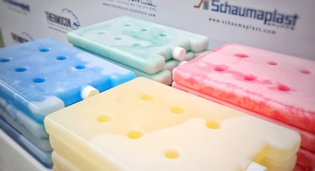 PCM-Akkus von Schaumaplast für Kühlung von Corona-Impfstoffe