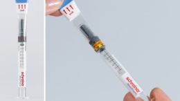 Das Syringe-Closure-Wrap Label für Fertigspritzen zeigt irreversibel jede Erstöffnung an.