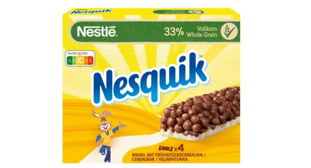 Nesquik Cerealien-Riegel mit Nutri-Score