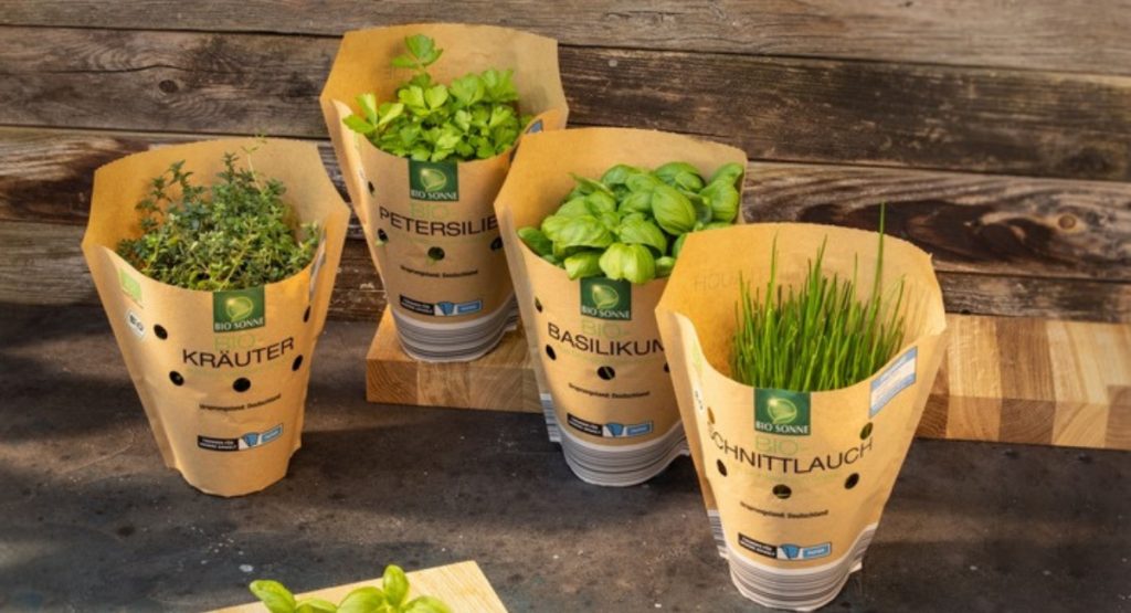 Bio-Kräuter von Norma in Papierverpackung