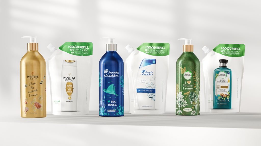 Nachfüllsystem für Shampoos