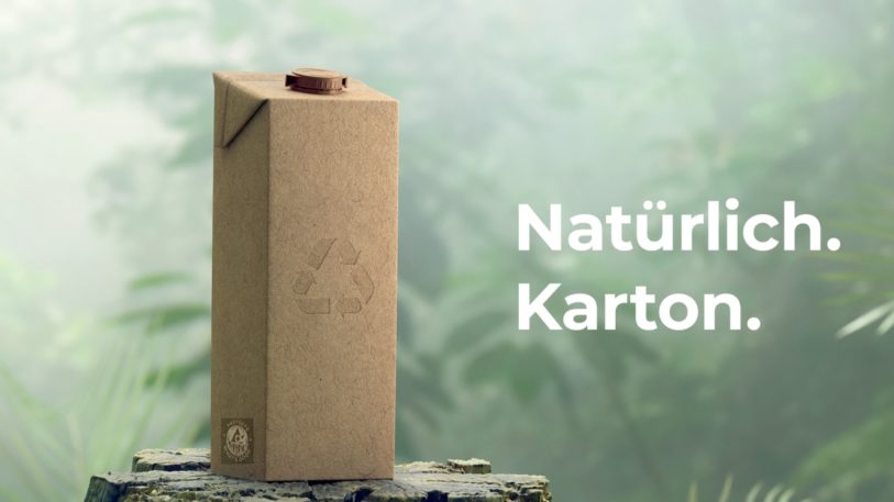 Nachhaltigste Lebensmittelverpackung. Die "Natürlich. Karton”-Kampagne ist Teil der Nachhaltigkeitsstrategie von Tetra Pak.