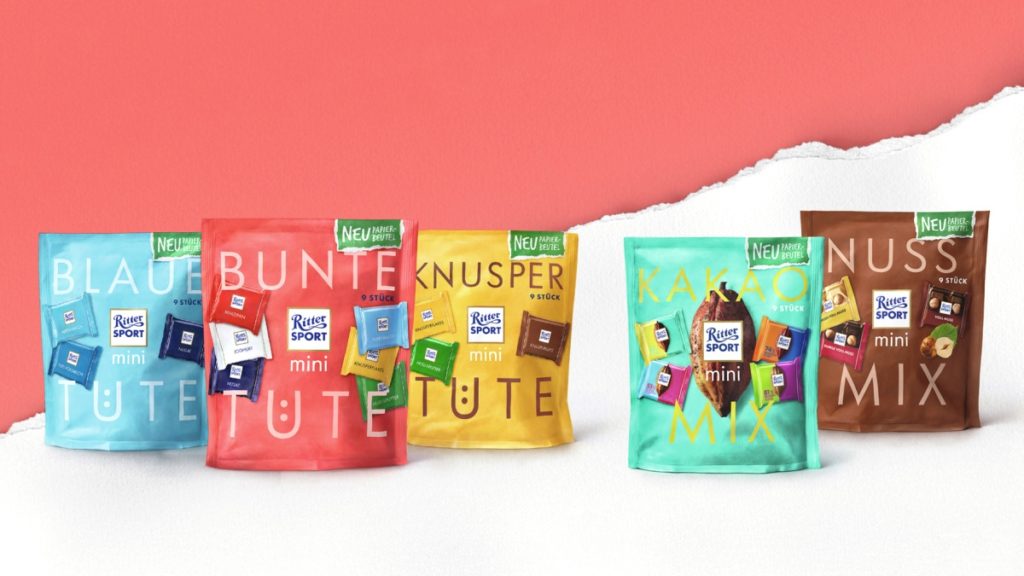 Ritter Sport mini Tüte in fünf Sortierungen