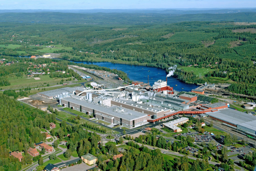 Stora Enso Werk Kvarnsveden in Borlänge, Schweden