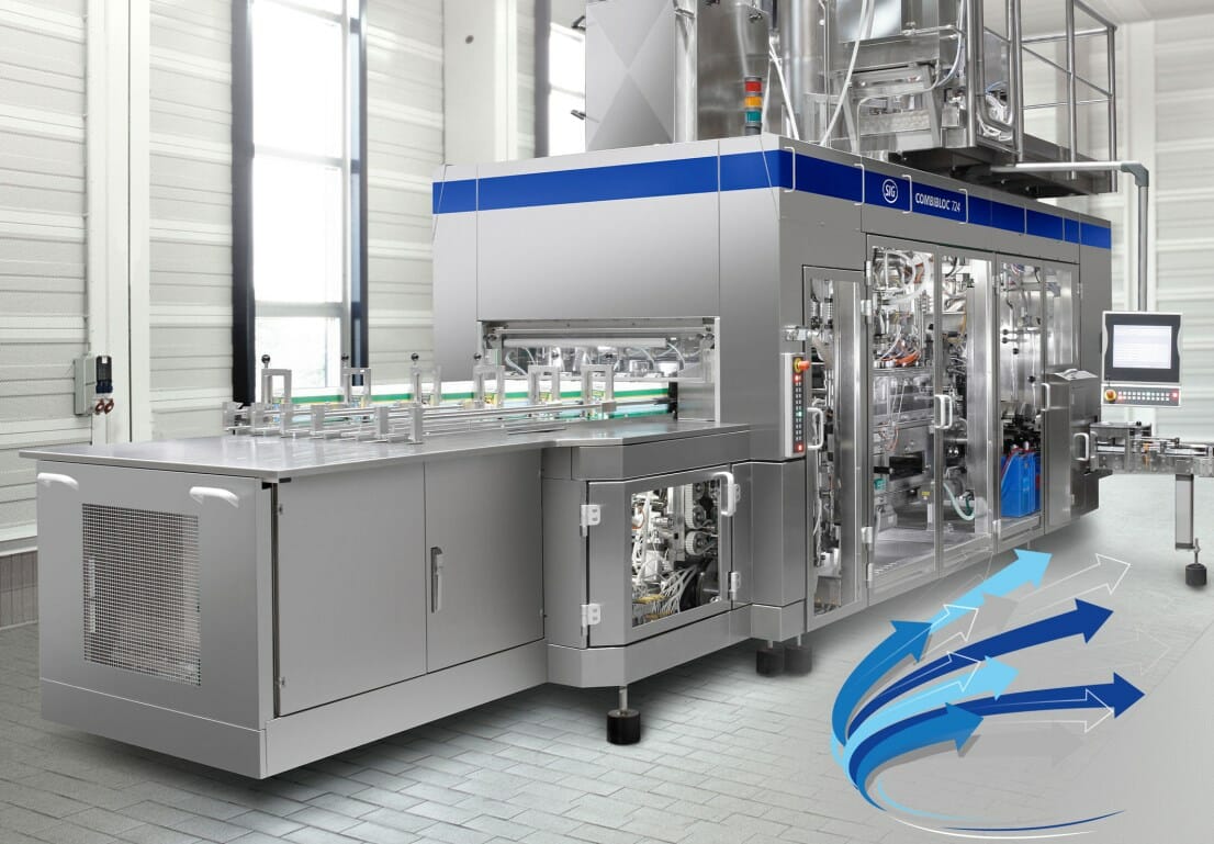 The upgrade version of the CFA 724 filling machine makes it possible to aseptically fill two carton pack formats with identical base dimensions.