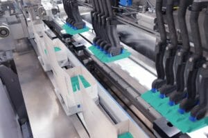 The BLM cartoner is specially designed for adaptation to a primary packaging machine in the high-performance range.