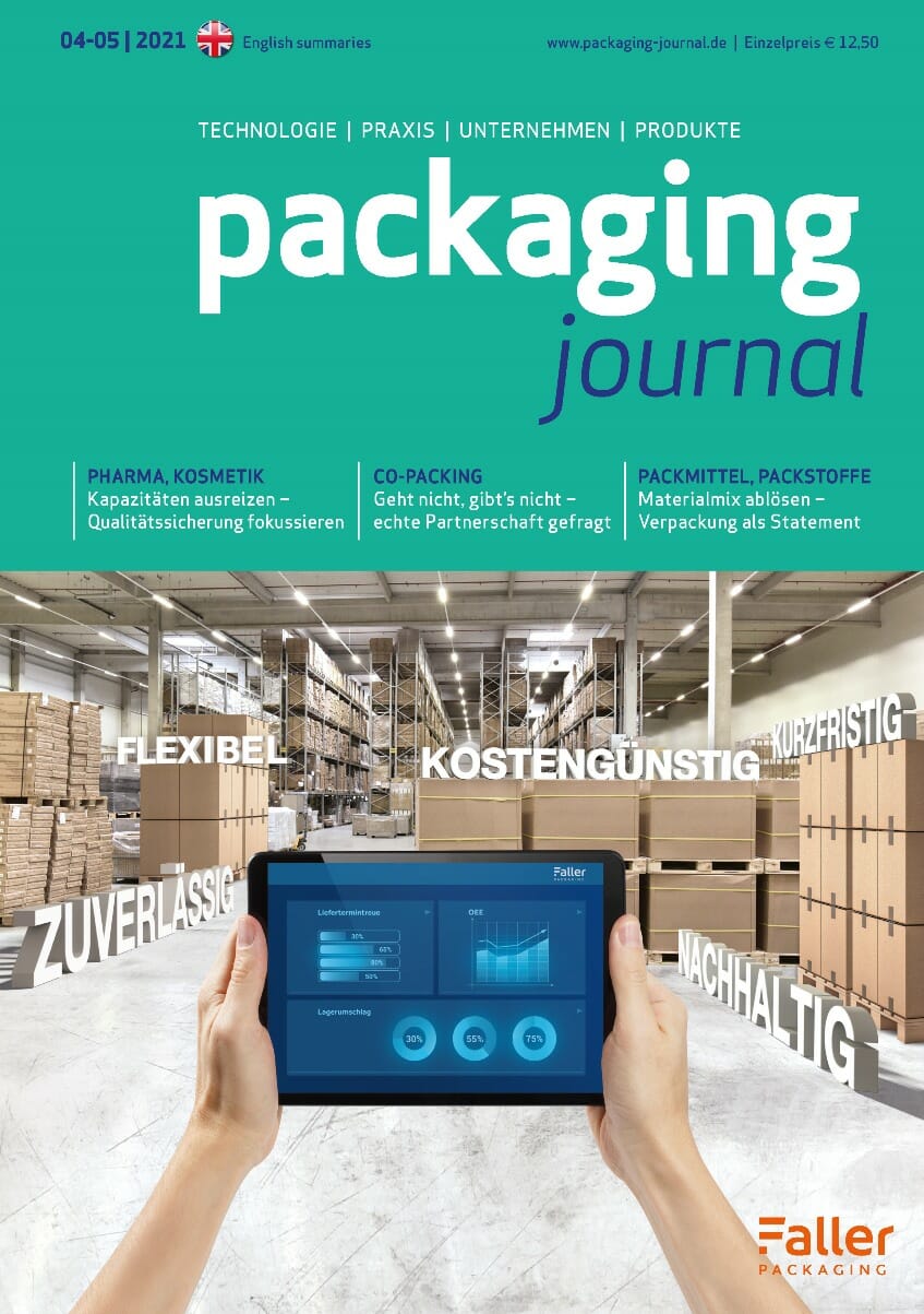 Titelbild packaging journal Juniausgabe 2021