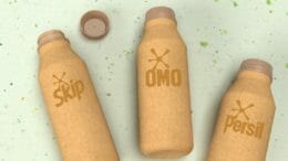Waschmittelflasche aus Papier für Skip, Omo und Persil
