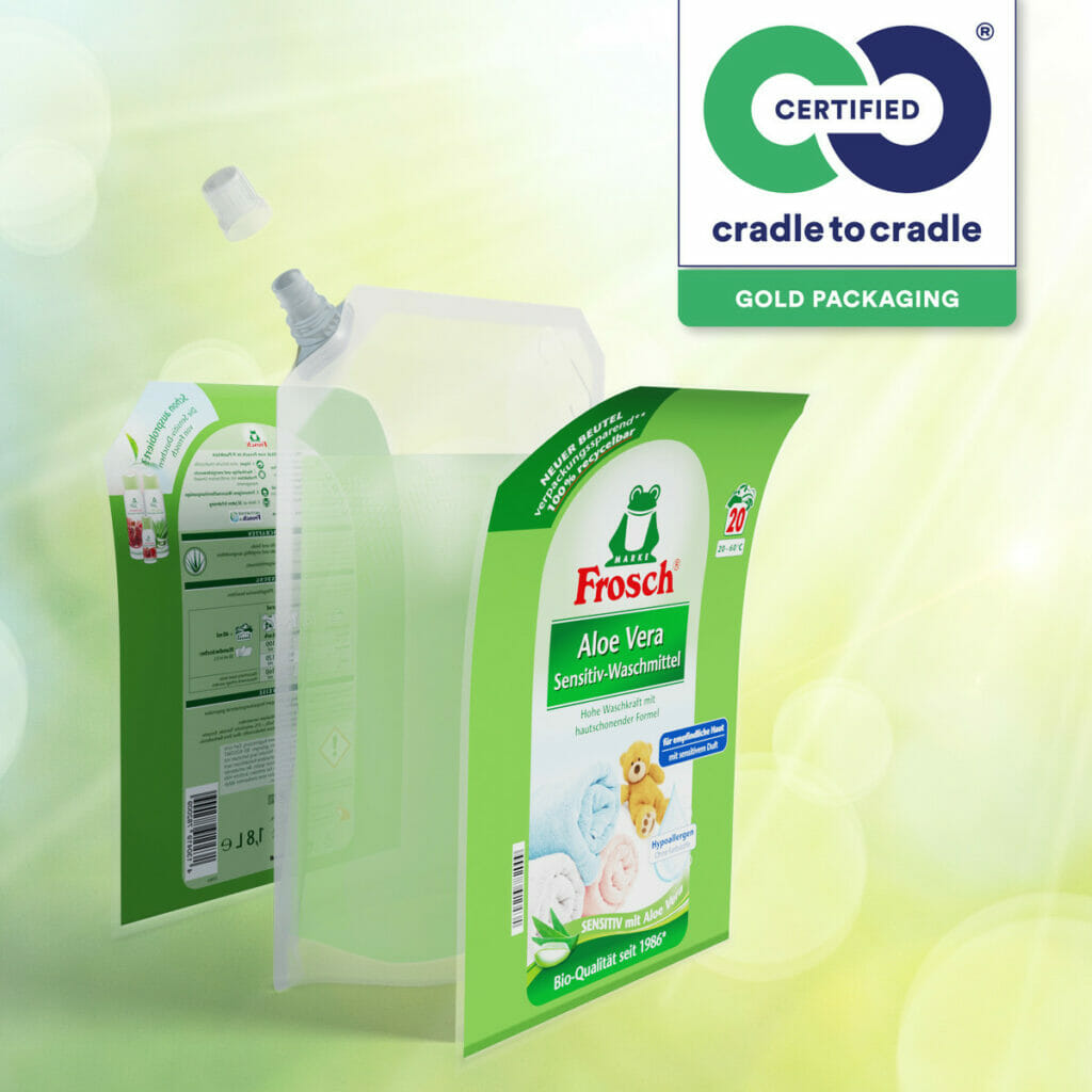 Zertifizierung für kreislauffähigen Standbodenbeutel