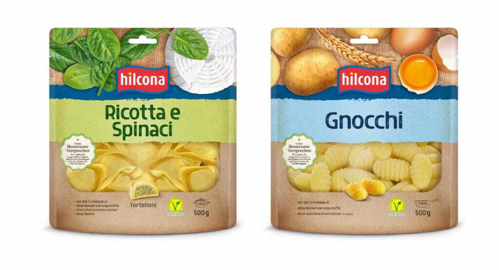 Hilcona neues Verpackungsdesign